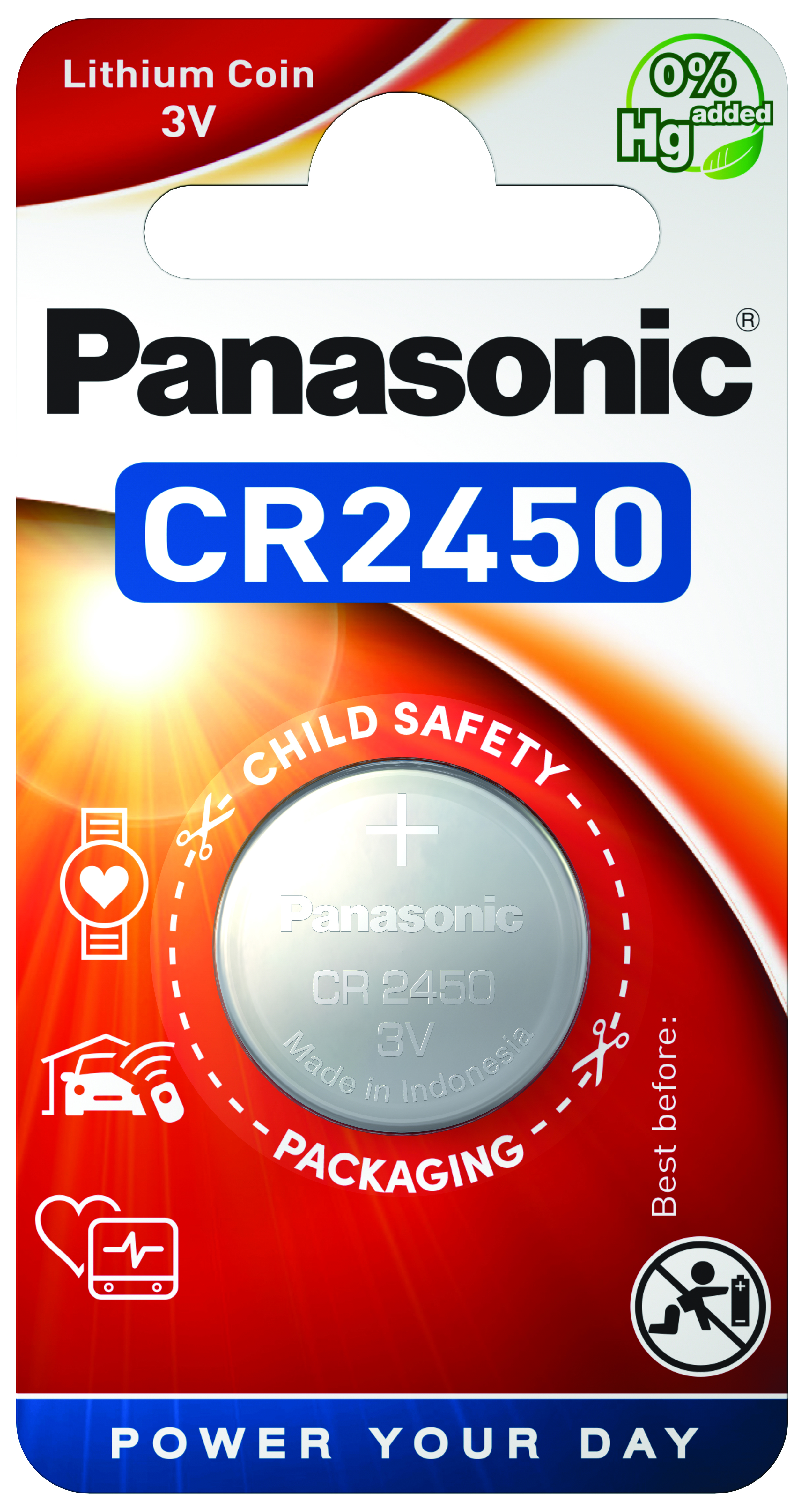 Panasonic Lithium Power 1x CR2450