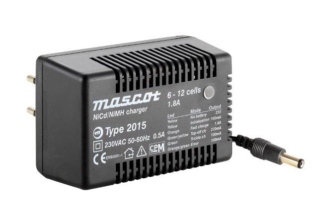 Mascot 2015 NiMH, 45 W max out • 230 VAC input, NiMH Schnell-Ladegerät