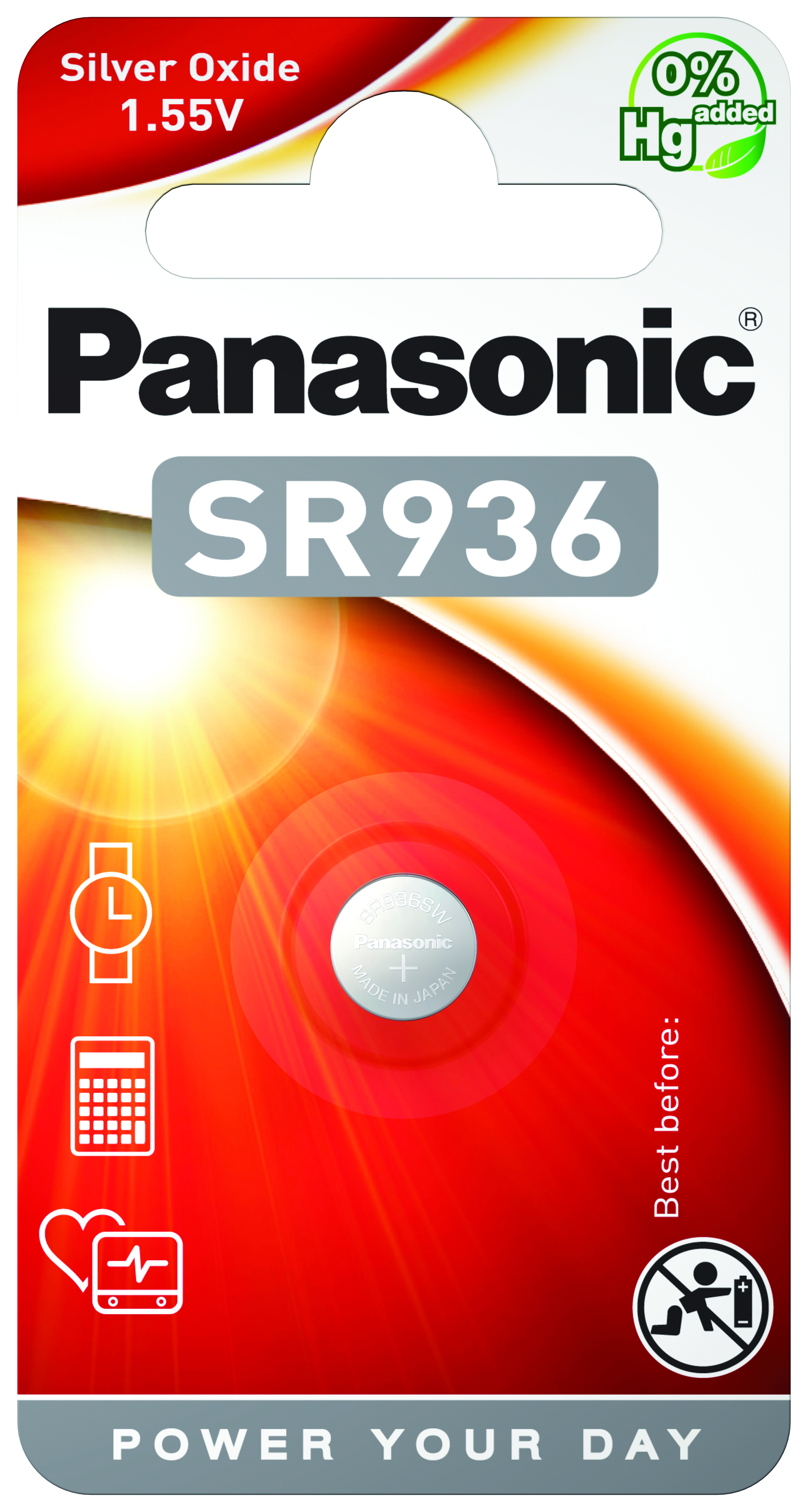 Panasonic SR936 (Silberoxid/Uhrenbatterien)