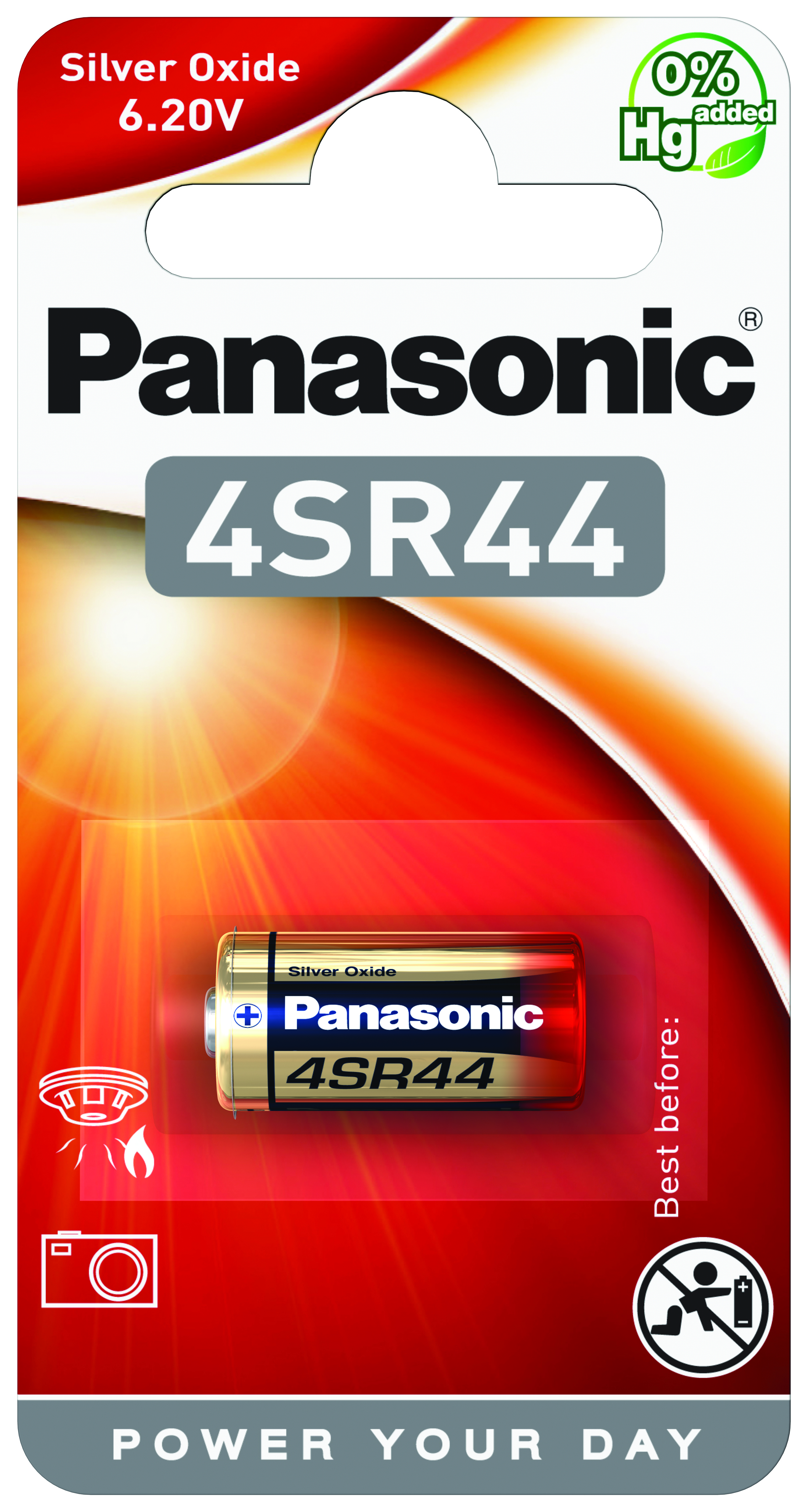 Panasonic 4SR44 (Silberoxid/Uhrenbatterien)