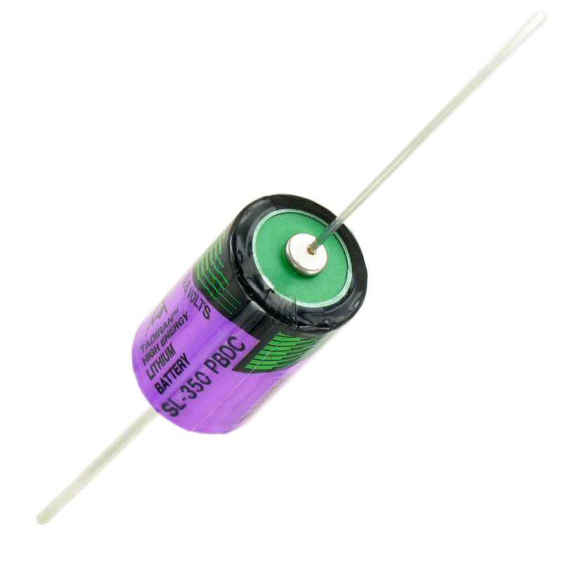 Tadiran SL-350/P, 3.6V /  Spezial-Batterie 1/2 AA Axial-Lötpin, Lithium Thionylchlorid