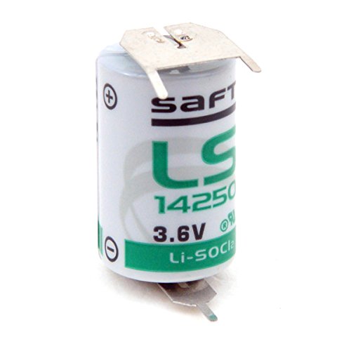 SAFT LS14250 3PF, Lithium Batterie, Size 1/2 AA mit Printfahnen
