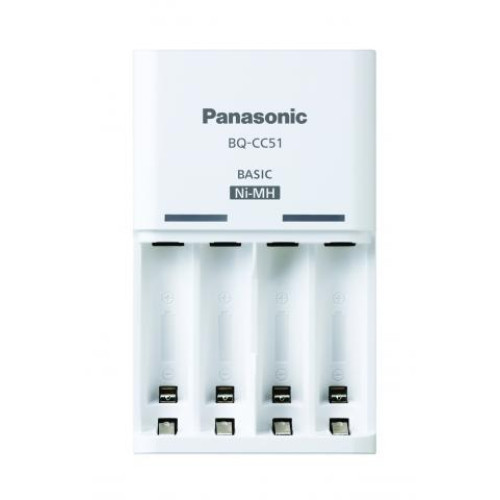 Panasonic Basic Charger BQCC51 + 4x AA 1900mAh & 2x AAA 750mAh
