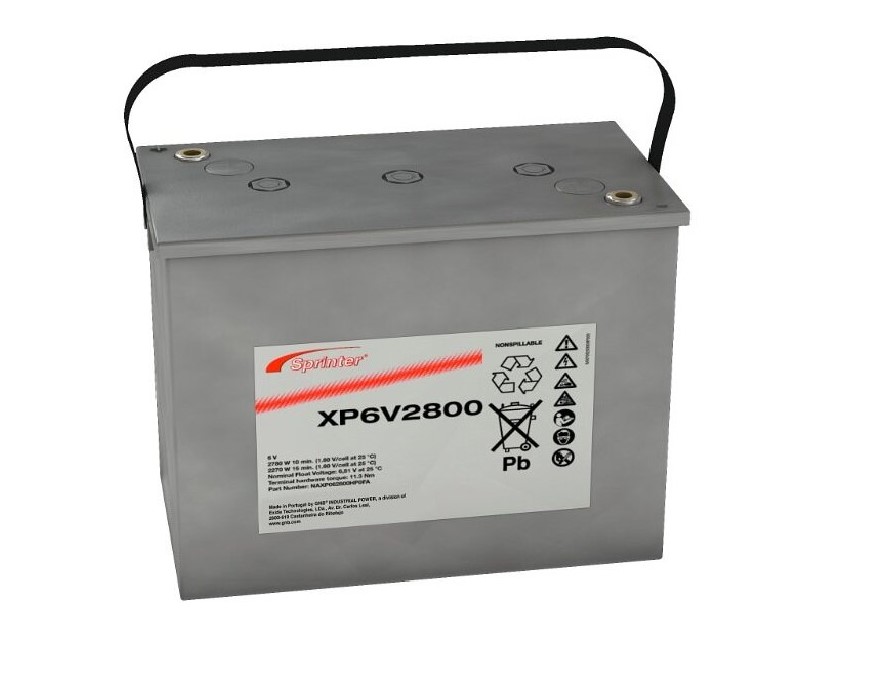 EXIDE Sprinter XP6V2800, 6V 195 Ah,  F-M6 Gewinde