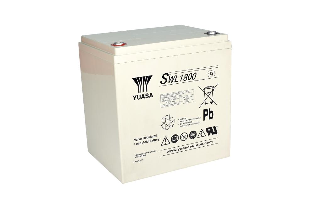 YUASA SWL1800-12 (12V 1800 Watt/57,6 Ah)High Rate VRLA Battery M6 Innengewinde