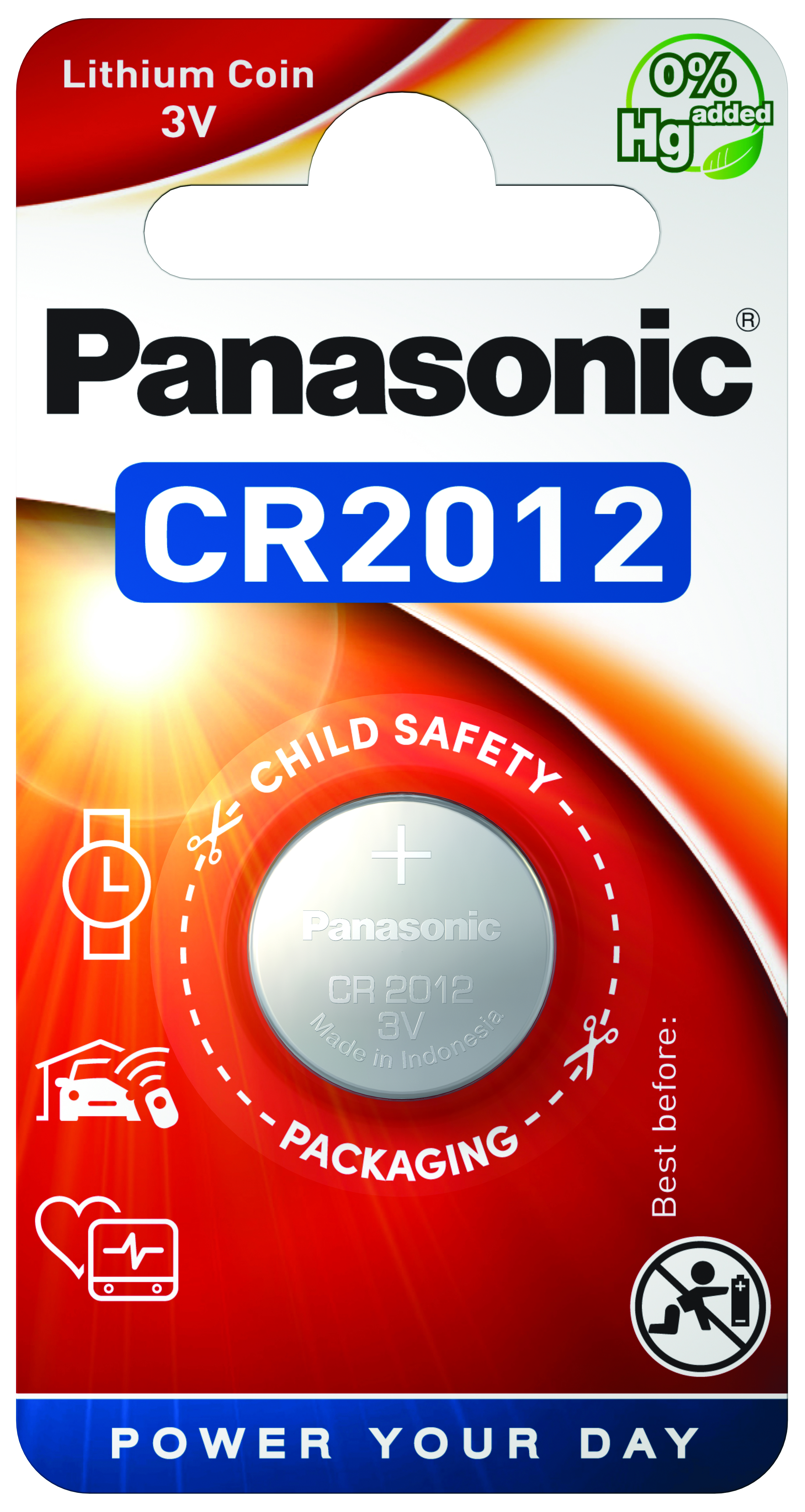 Panasonic Lithium Power 1x CR2012