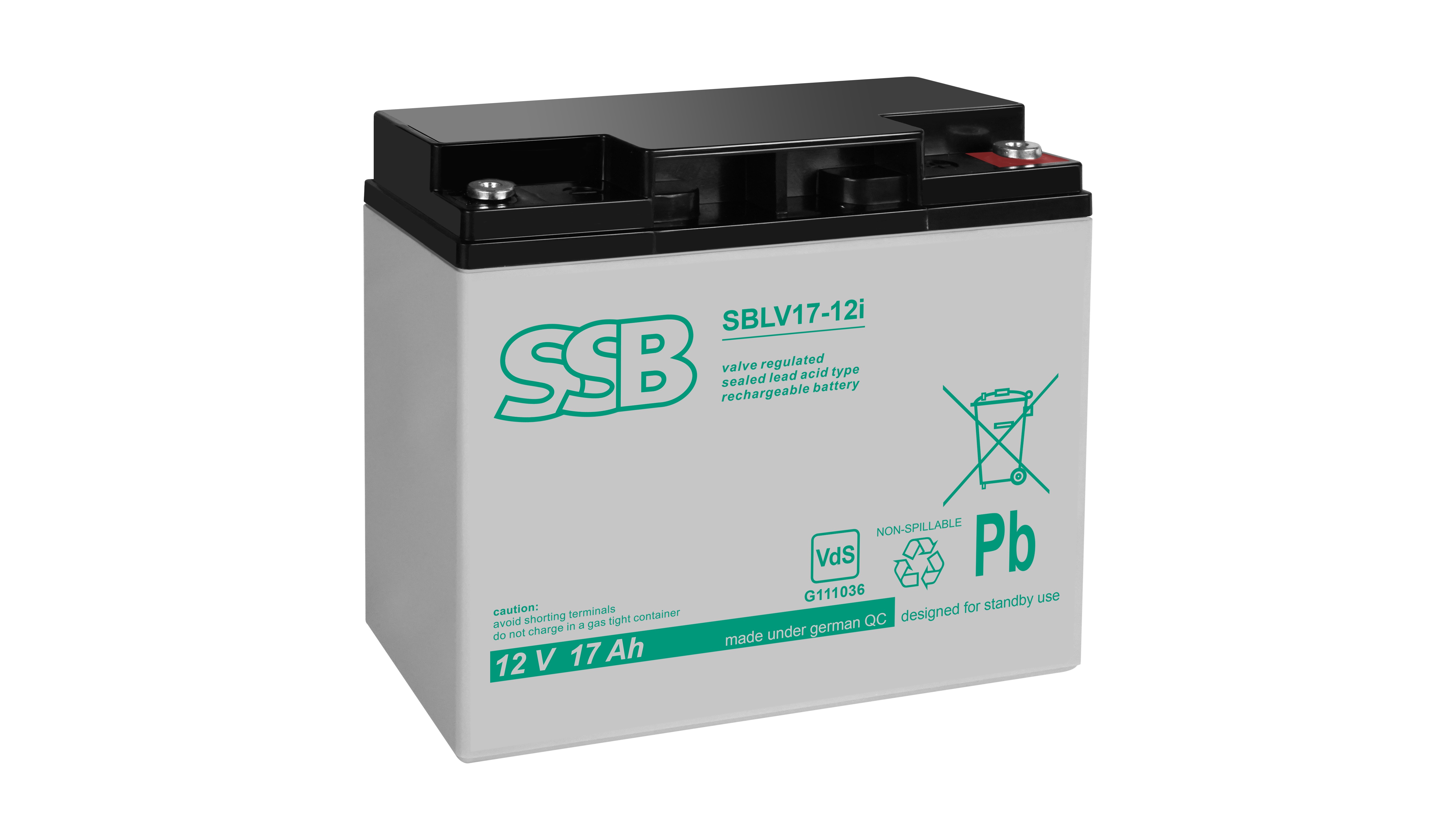 SUN Battery SB12-18V0 12V 18Ah Pb / VdS
