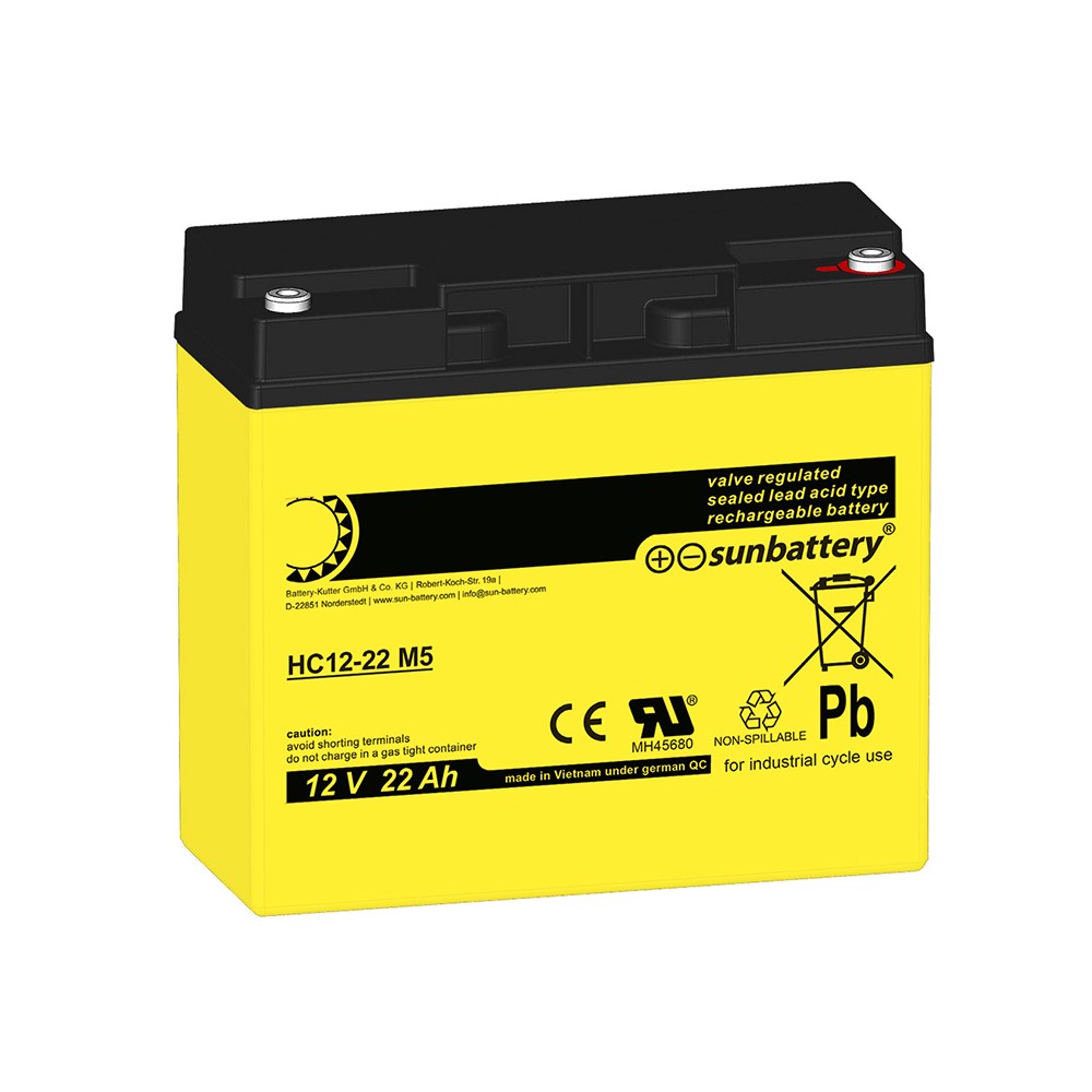  SUN Battery HC12-22 M5