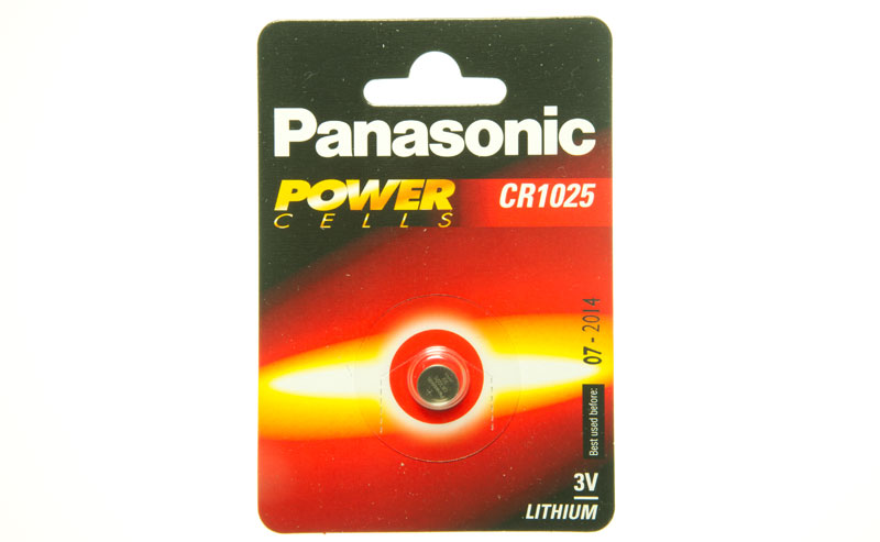 Panasonic CR1025 3V / 30mAh 1er Blister Lithium Knopfzelle
