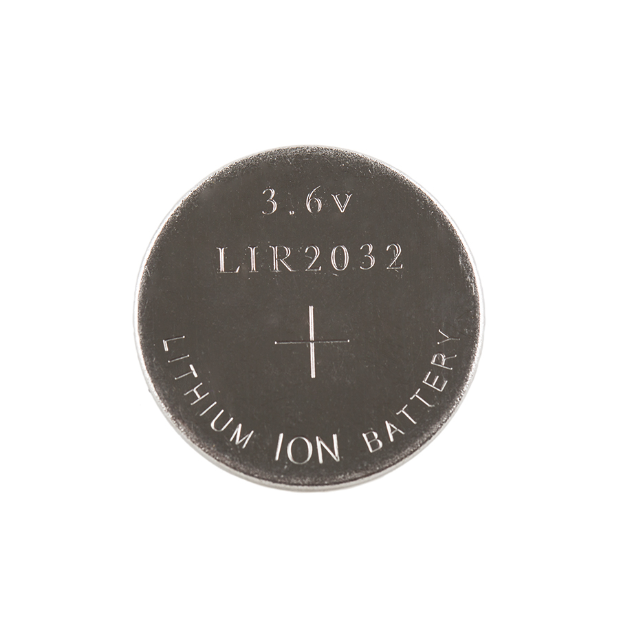 LIR 2032, 3.6V / 40MAh, Li-Ion Knopfzelle