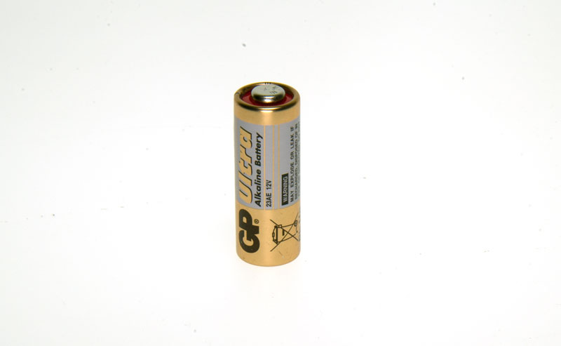 GP BATTERIES GP23A Batterie, Ultra, Einzelzelle, 12 V, 23A, Alkali, 55 mAh,  Erhöht positiv und flach negativ, 10.22 mm