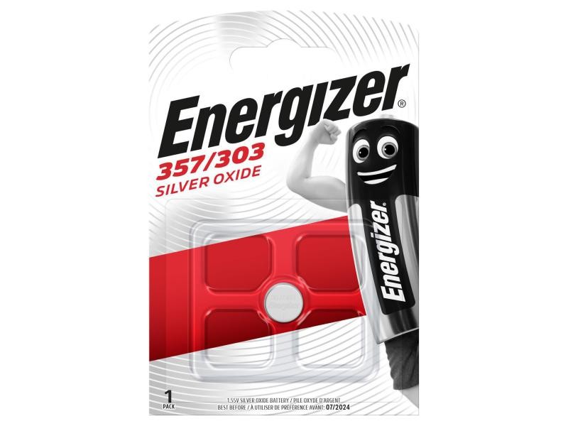 Energizer 357/303 SR44 4.5V Silberoxid Knopfzelle 1er Blister