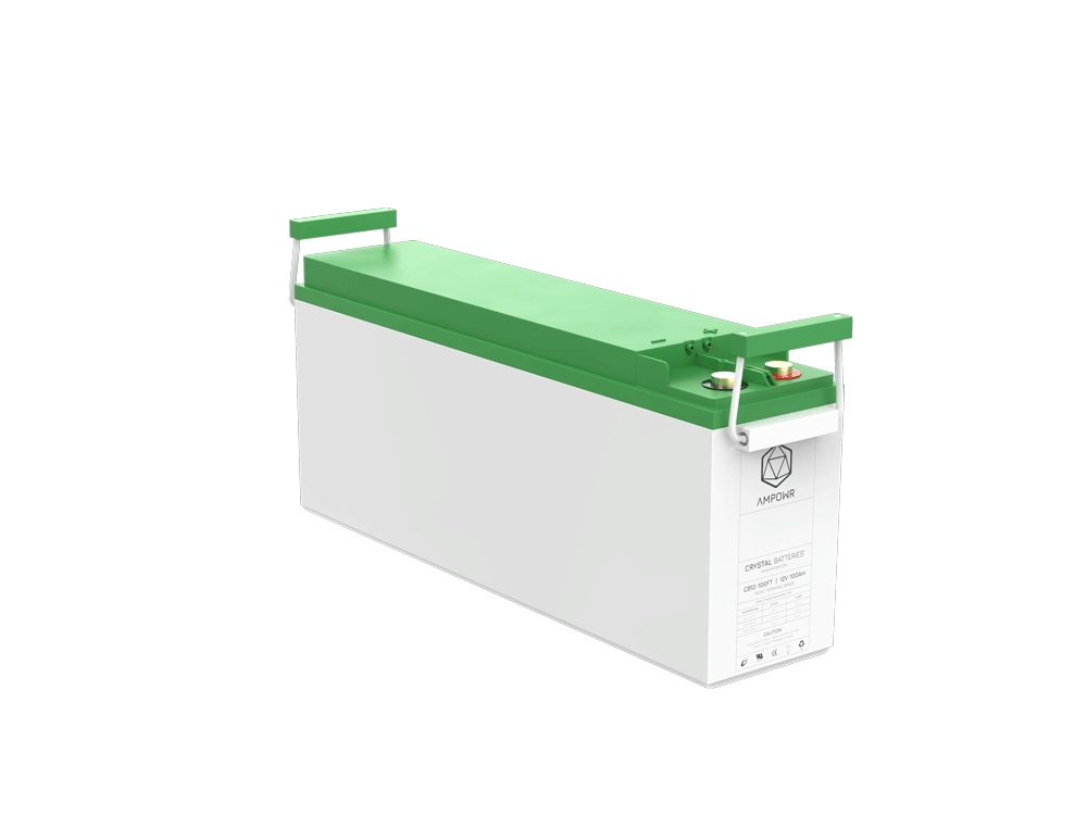 CB12-100FT 12V/100 Ah Front Terminal Battery,  Deep Cycle M6 Gewinde