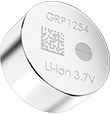 GRP1254  3.7V  70mAh  (12x5.4mm)