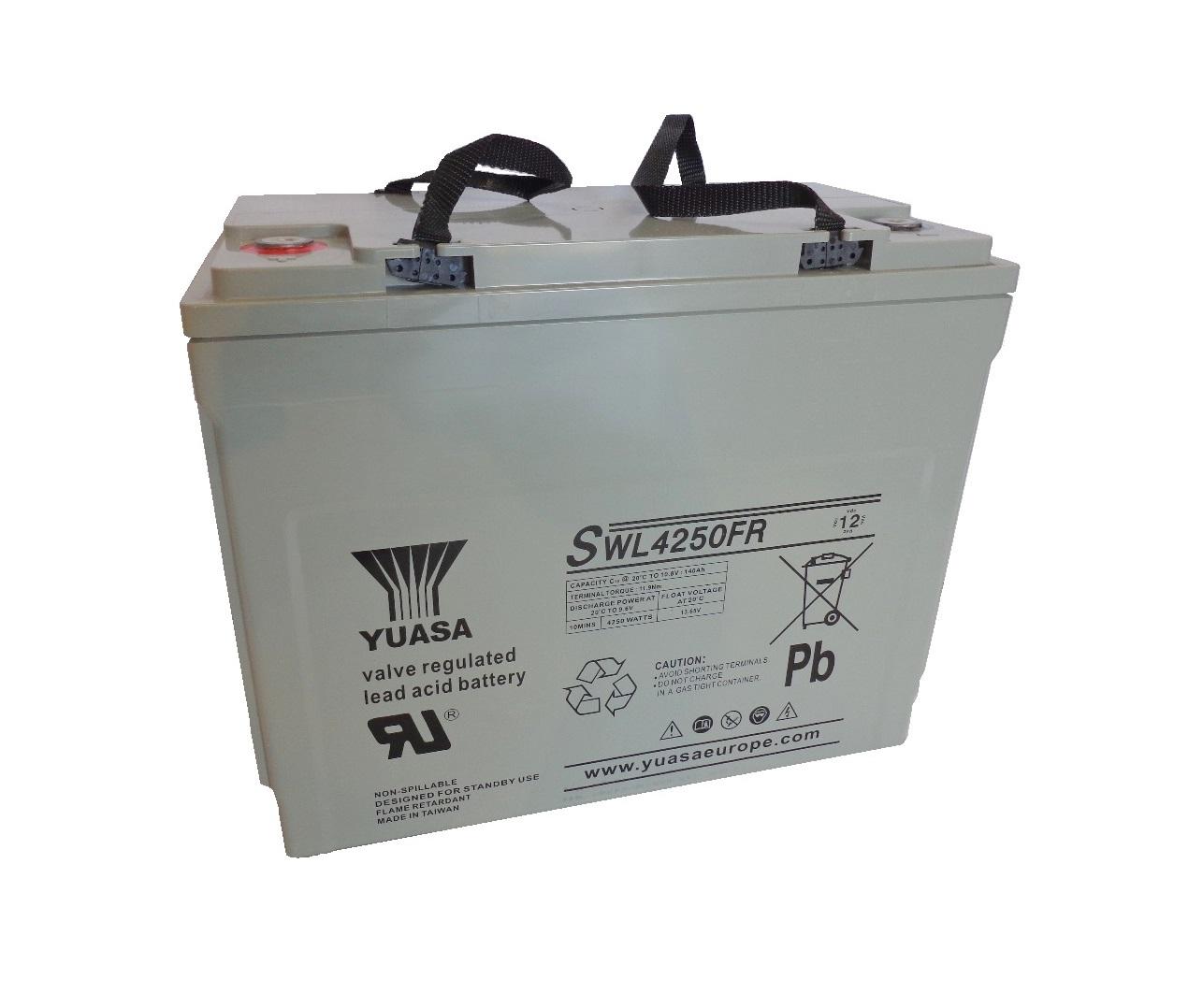 YUASA SWL4250FR-12 (12V 4250 Watt/150Ah)  High Rate VRLA Battery M8 Innengewinde