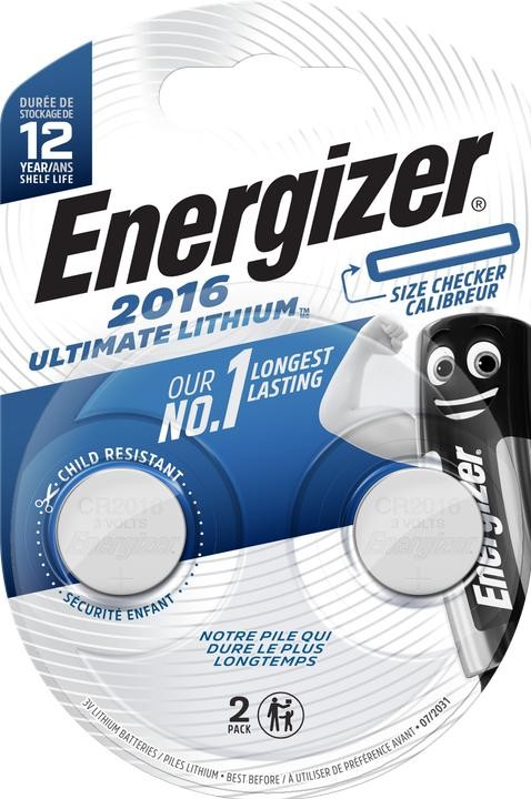  Energizer CR2016 Ultimate Lithium 2er Blister
