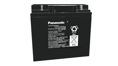 Panasonic LC-XC1222P Blei Akku 12V / 22Ah, M5-Anschluss