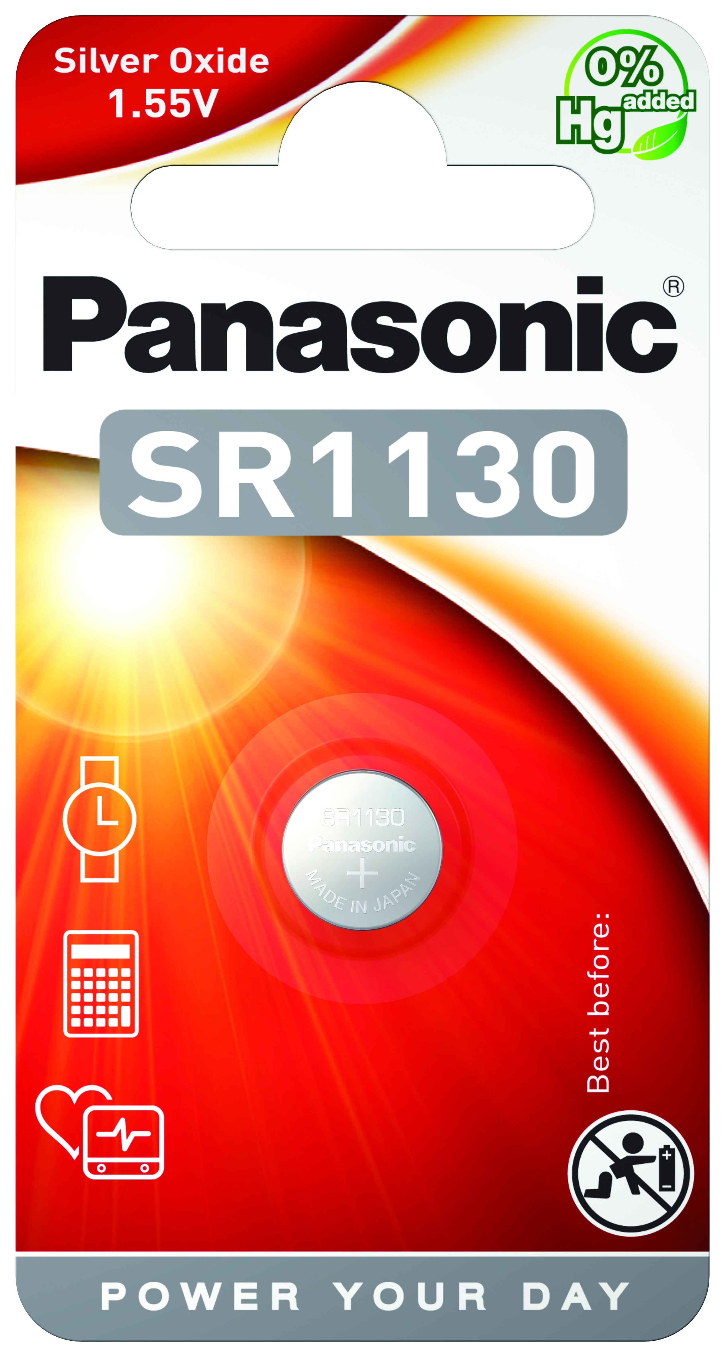 Panasonic SR1130 (Silberoxid/Uhrenbatterien)