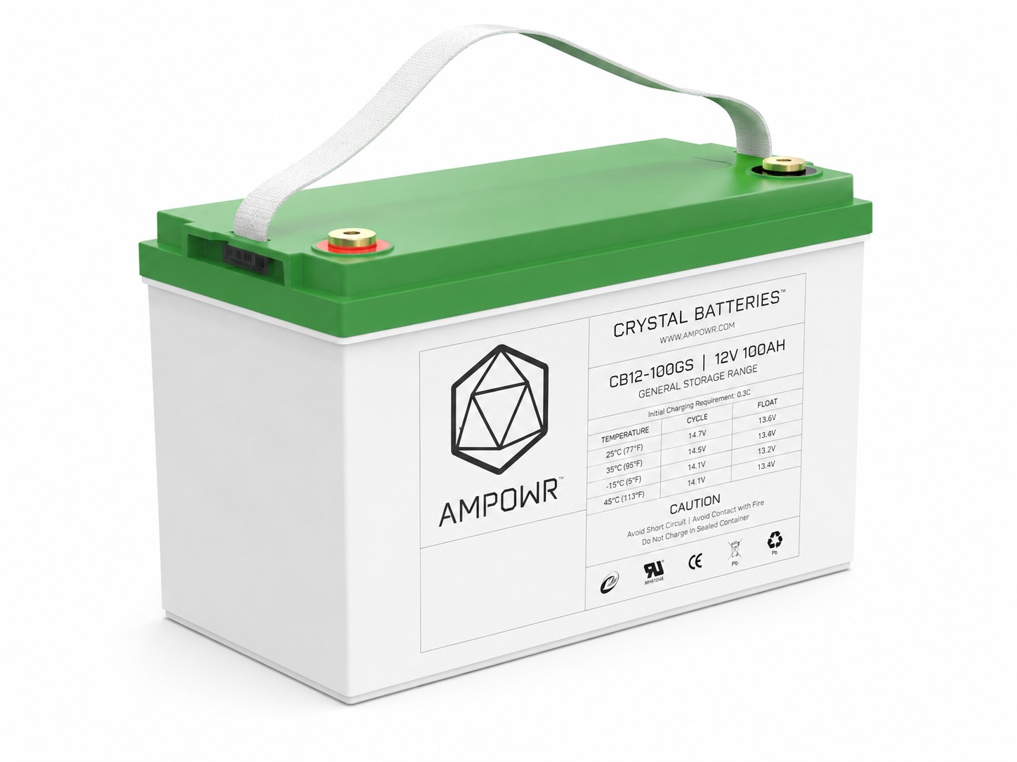 Ampowr CB6-12GS (Lead Crystal 3-CNFJ-12) – 6V / 12Ah Bleikristall