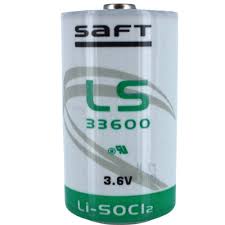 SAFT LS33600 Lithium Batterie 3.6V Primary LS 33600