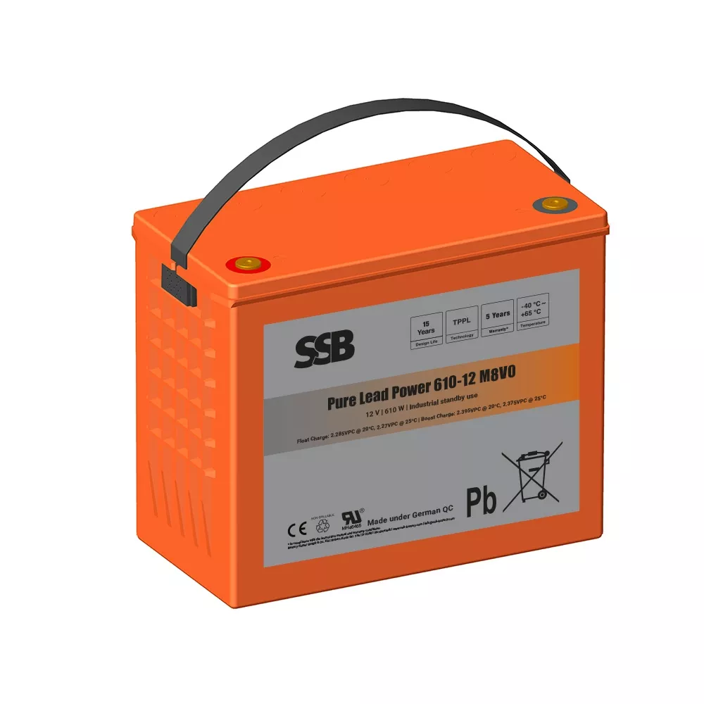 SSB Battery Pure Lead Power 610-12 M8V0