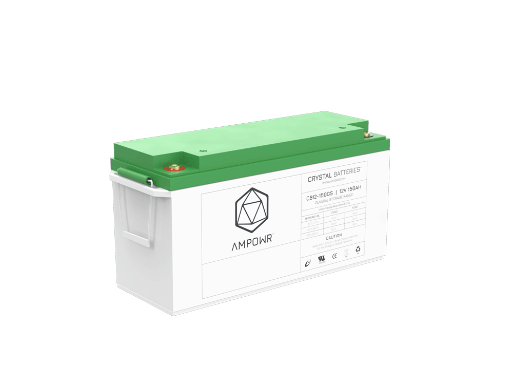 Ampowr CB12-150GS (Lead Crystal 6-CNFJ-150) 12V / 150Ah, M6 Gewinde