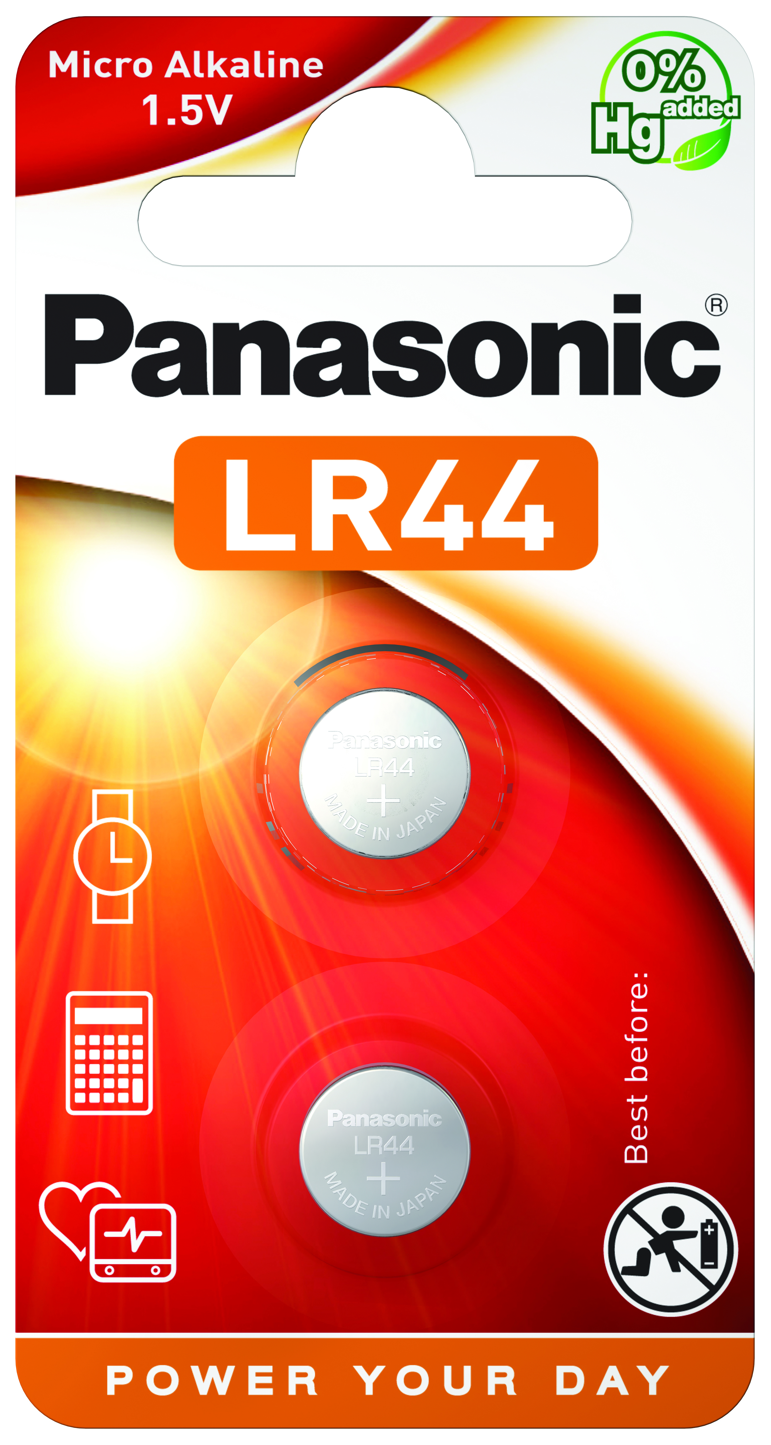 Panasonic Micro 2x LR44 Alkaline-Batterie