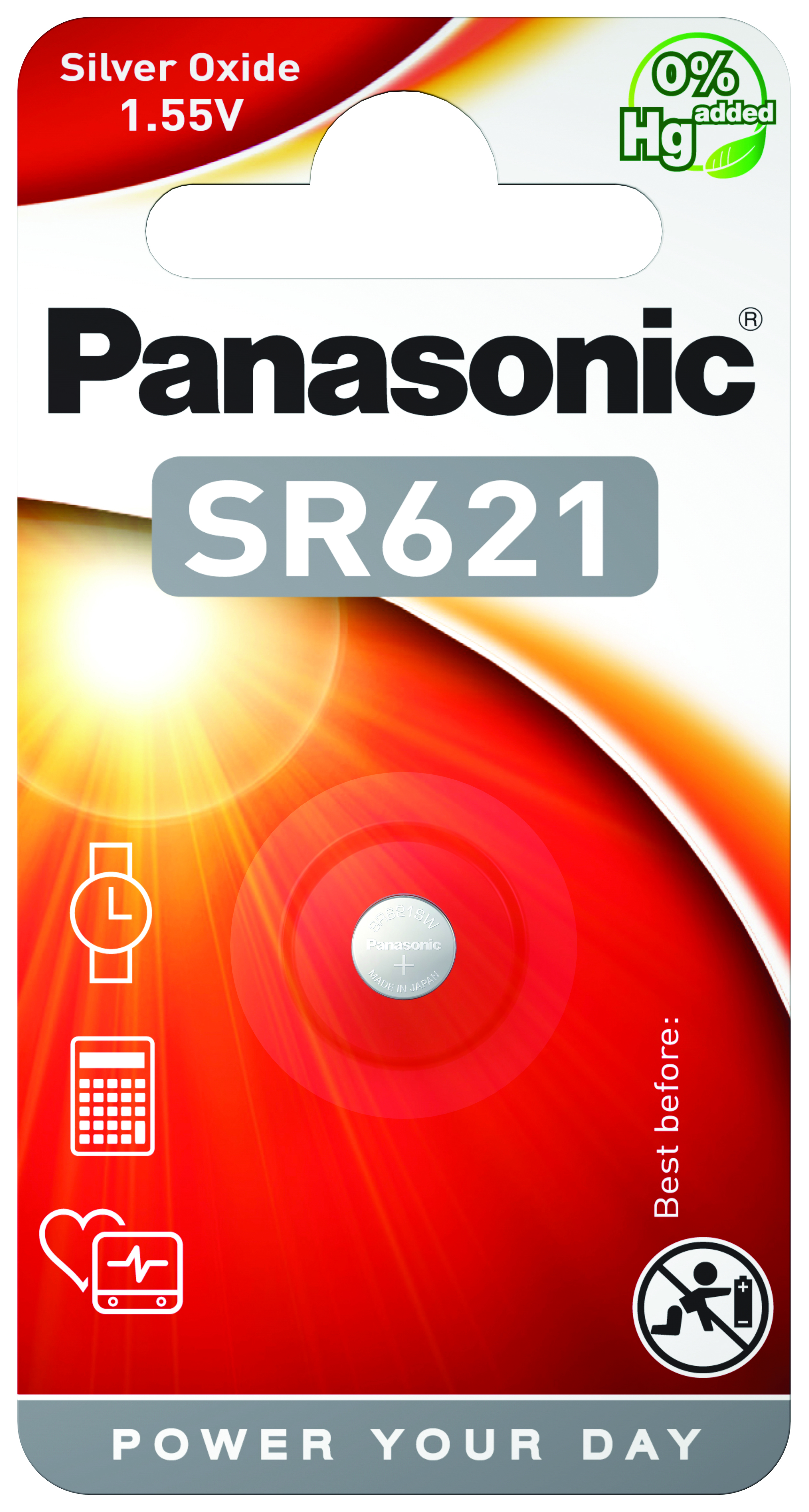 Panasonic SR621 (Silberoxid/Uhrenbatterien)