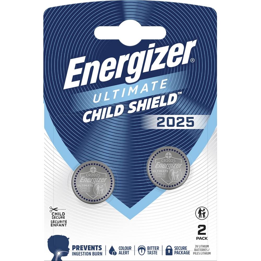  Energizer CR2025 Child Shield Ultimate Lithium 2er Blister