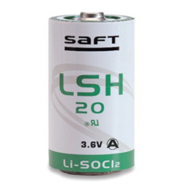 SAFT LSH20, Lithium, 3.6V / 13Ah, D-Mono Size