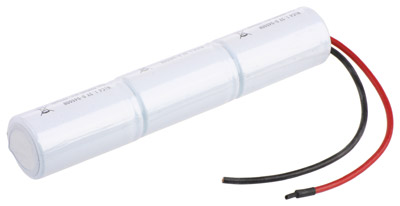 NI-CD Akkupack Notlicht 3,6V / 4500mAh (4,5Ah) L3x1 mit Kabel