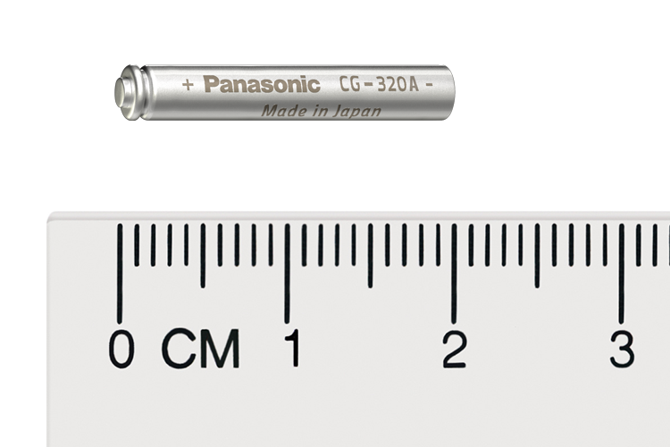 Panasonic CG-320A, 3.8V / 15mAh, li-Ionen Pin Type