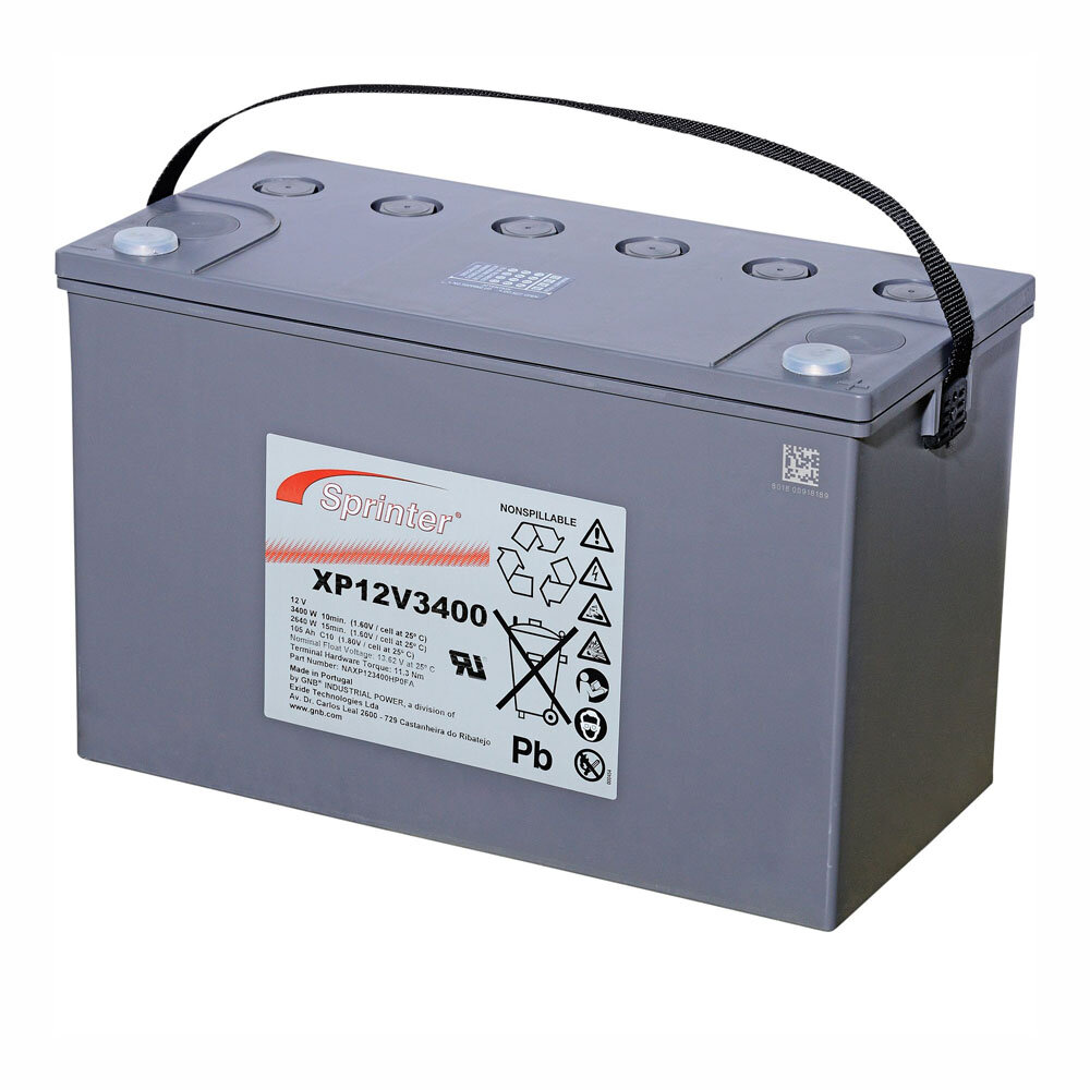EXIDE Sprinter XP12V4000, 12V 120Ah, M6 Gewinde 