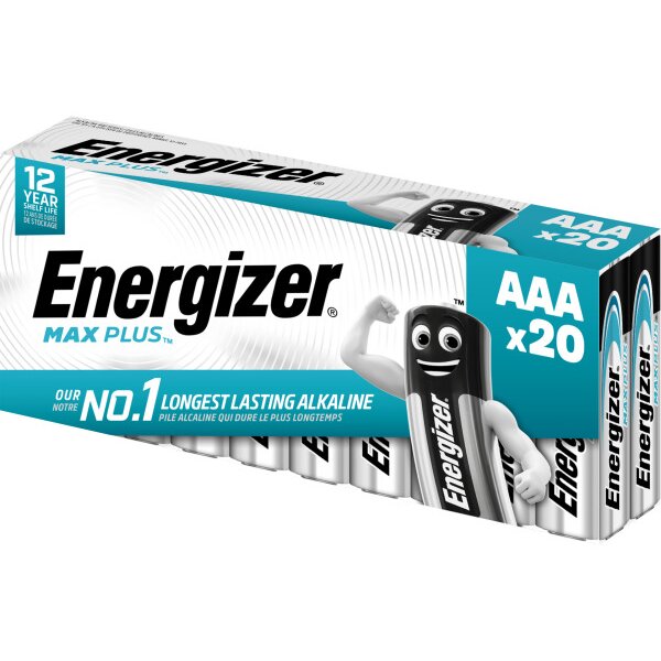 Energizer Max Plus LR03 AAA Industrial (20 Stück)