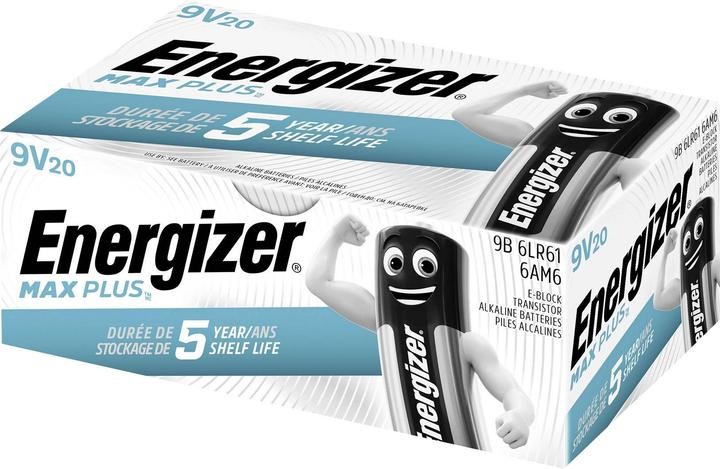 Energizer Max Plus E-Block 9V Industrial (20 Stück)