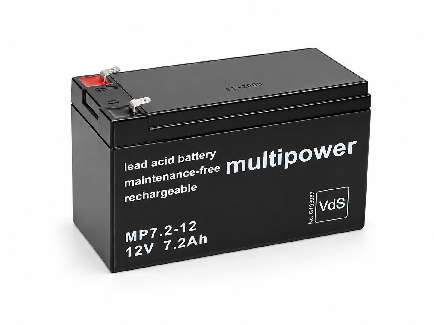 Multipower MP7.2-12 12V / 7.2Ah AGM Bleiakku
