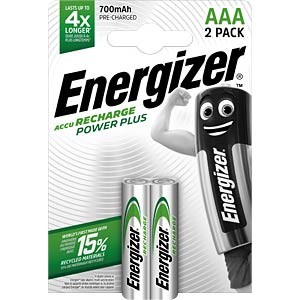 Energizer Recharge AAA Akku HR06 Micro 700mAh 2er Blister Kopie