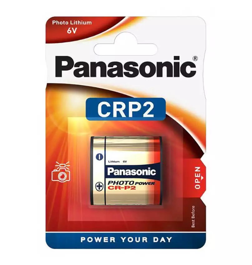 Panasonic CR-P2 PE/BN  6V / 1400mAh Lithium Power