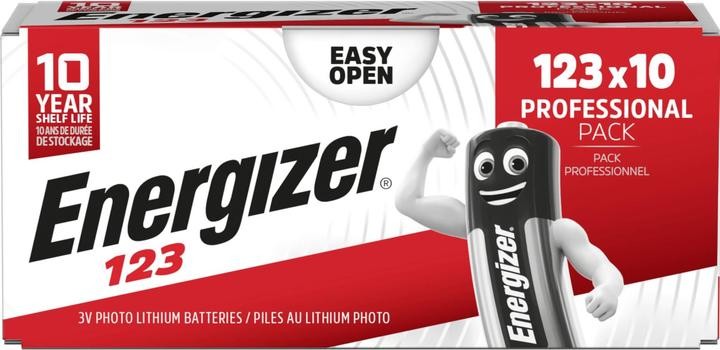 Energizer CR 123 Lithium Zylinder 10er Packung