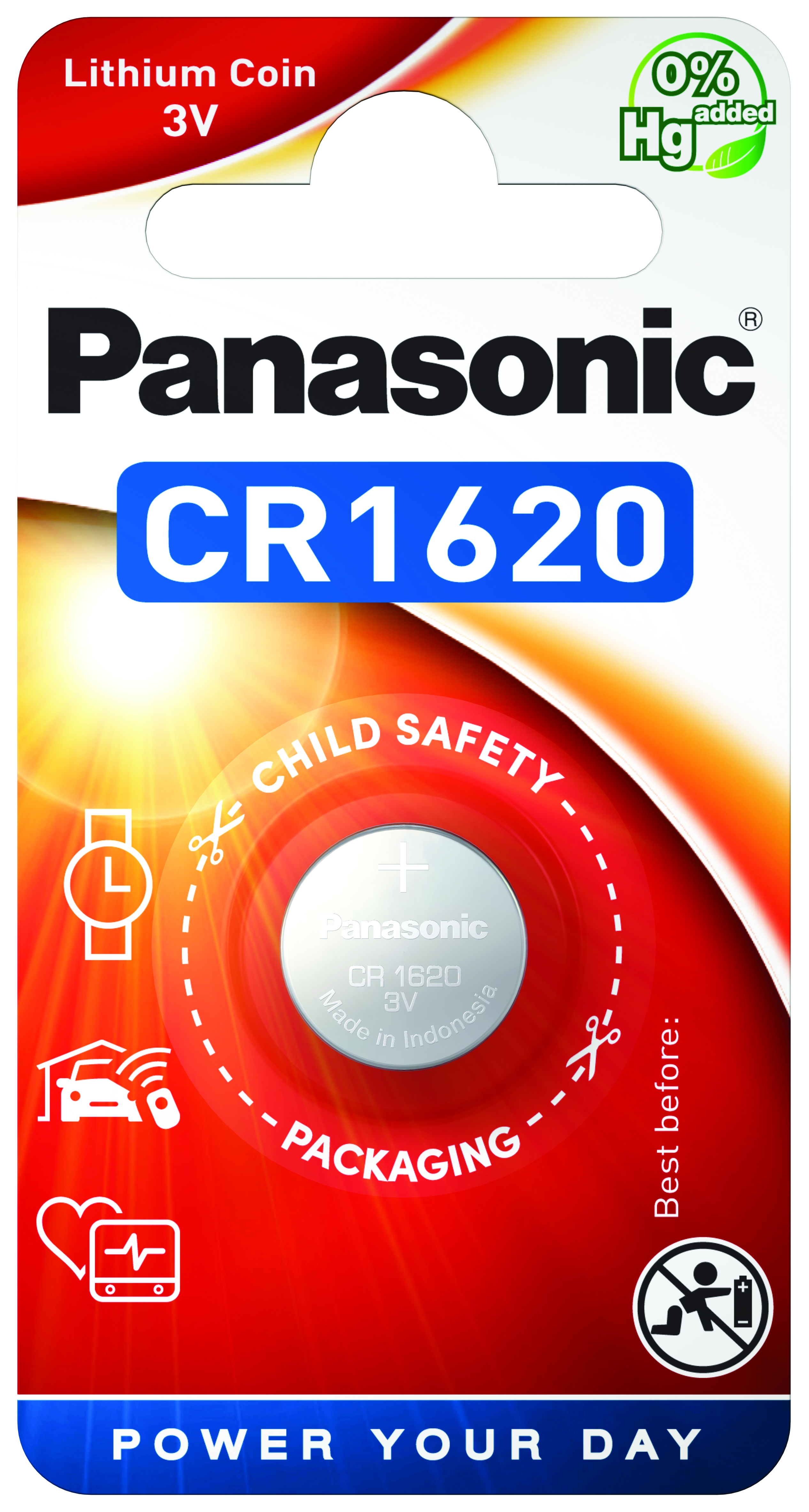 Panasonic Lithium Power 1x CR1620