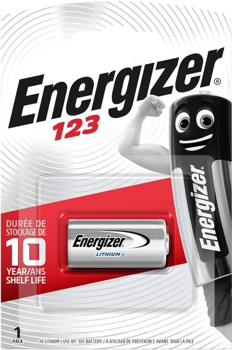 Energizer CR 123 Lithium Zylinder 1er Blister 